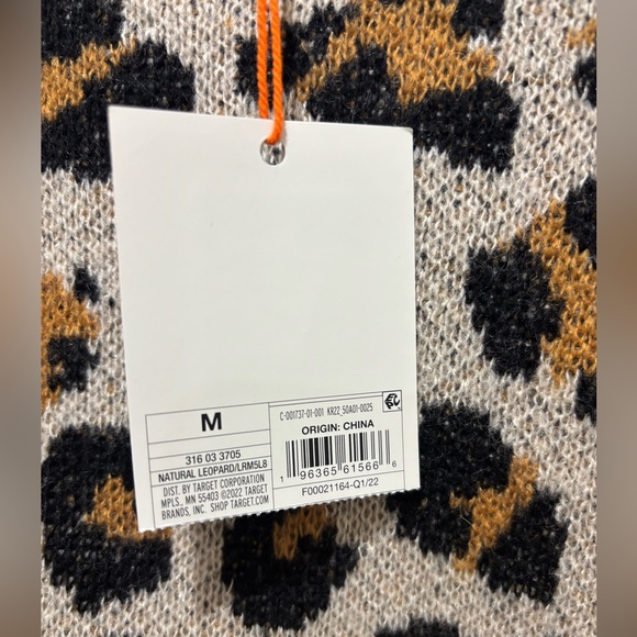 NWT Knox Rose Leopard Print Sweater, Tan, Women’s Medium - Picture 4 of 8